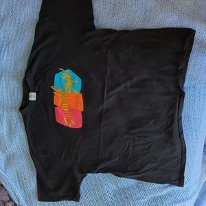 Smirnoff logo 1990s black t-shirt xl